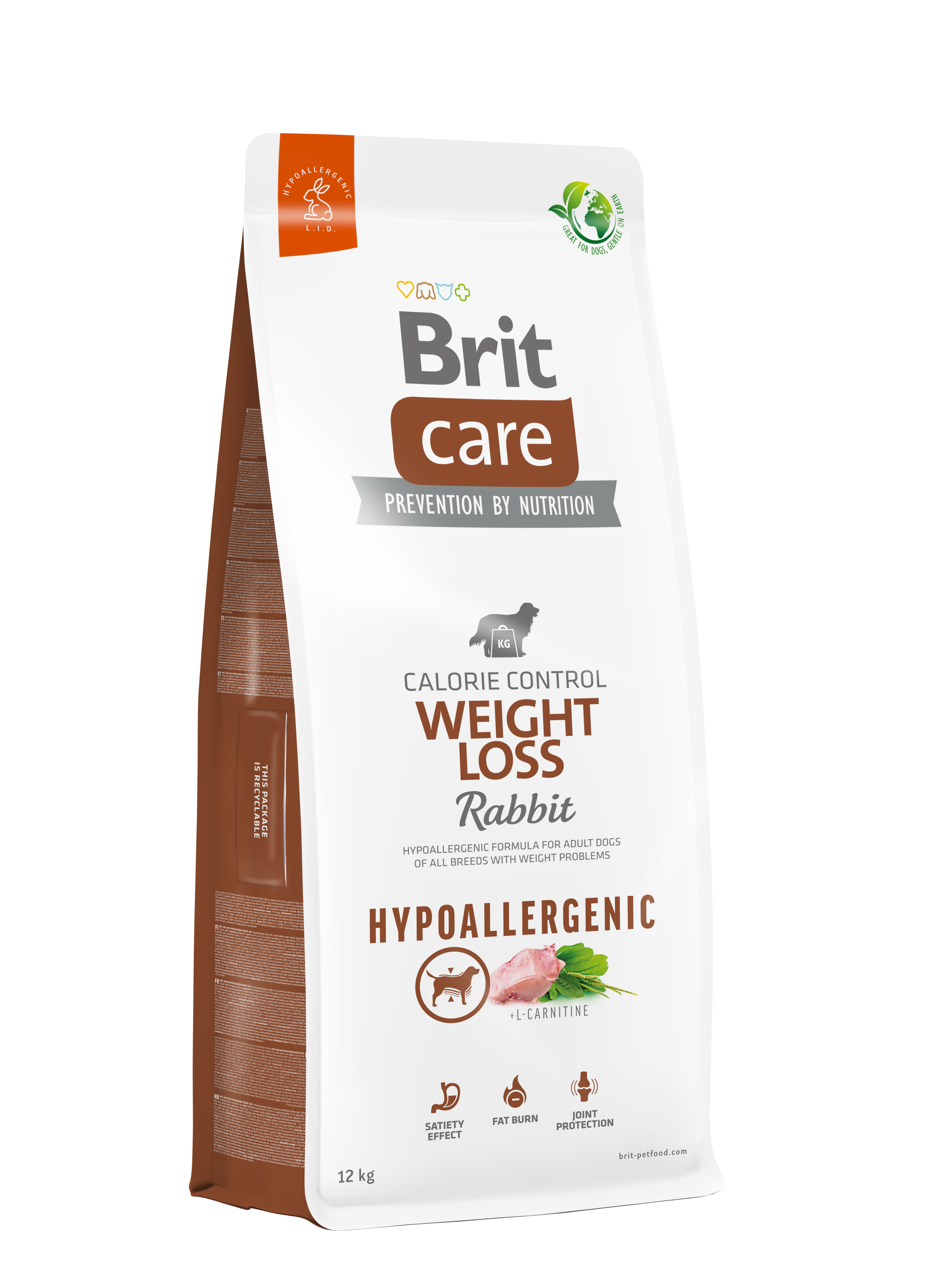 Brit Care Dog Hypoallergenic Weight Loss 12kg