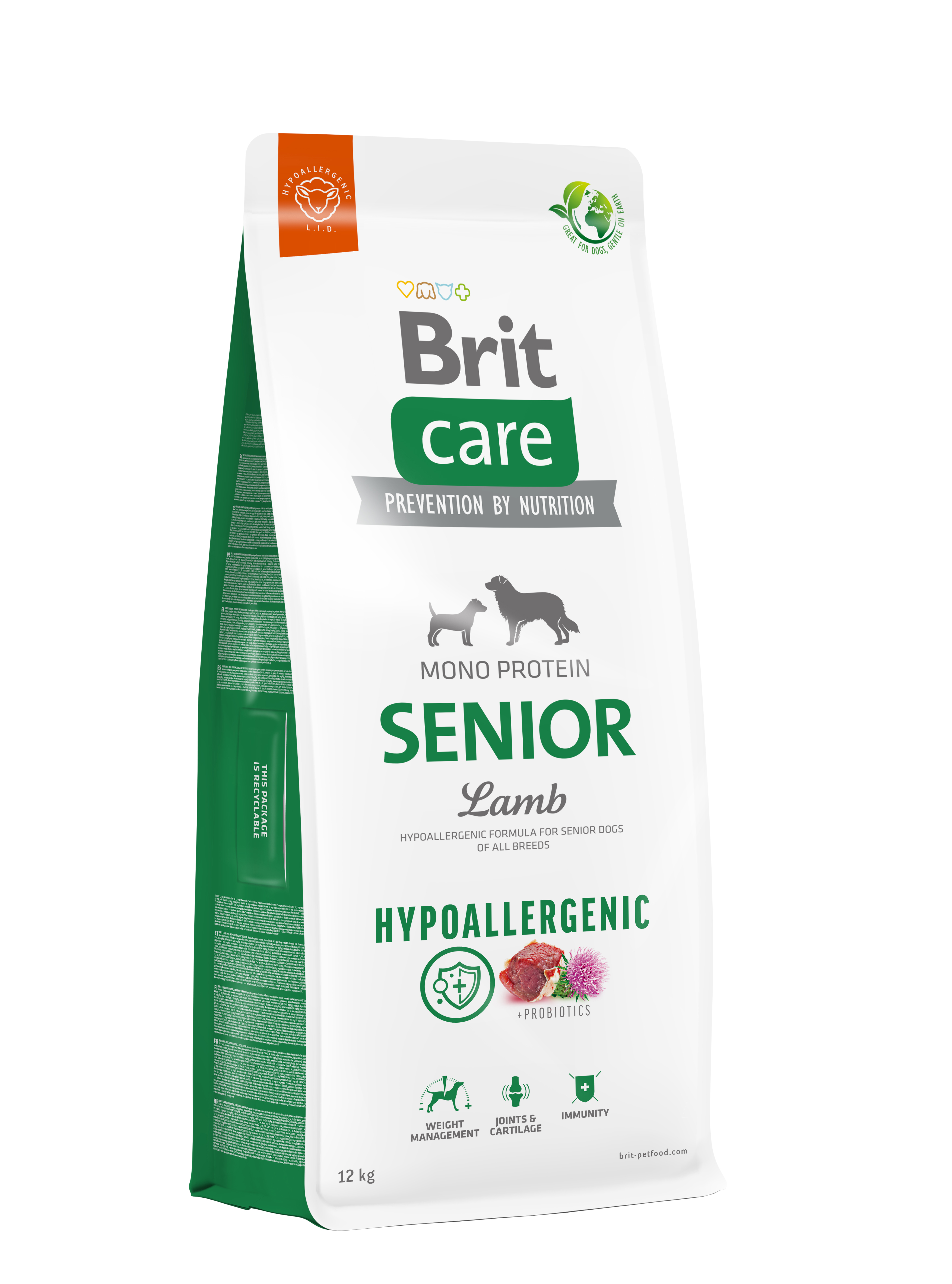 Brit Care Dog Hypoallergenic Senior 12kg