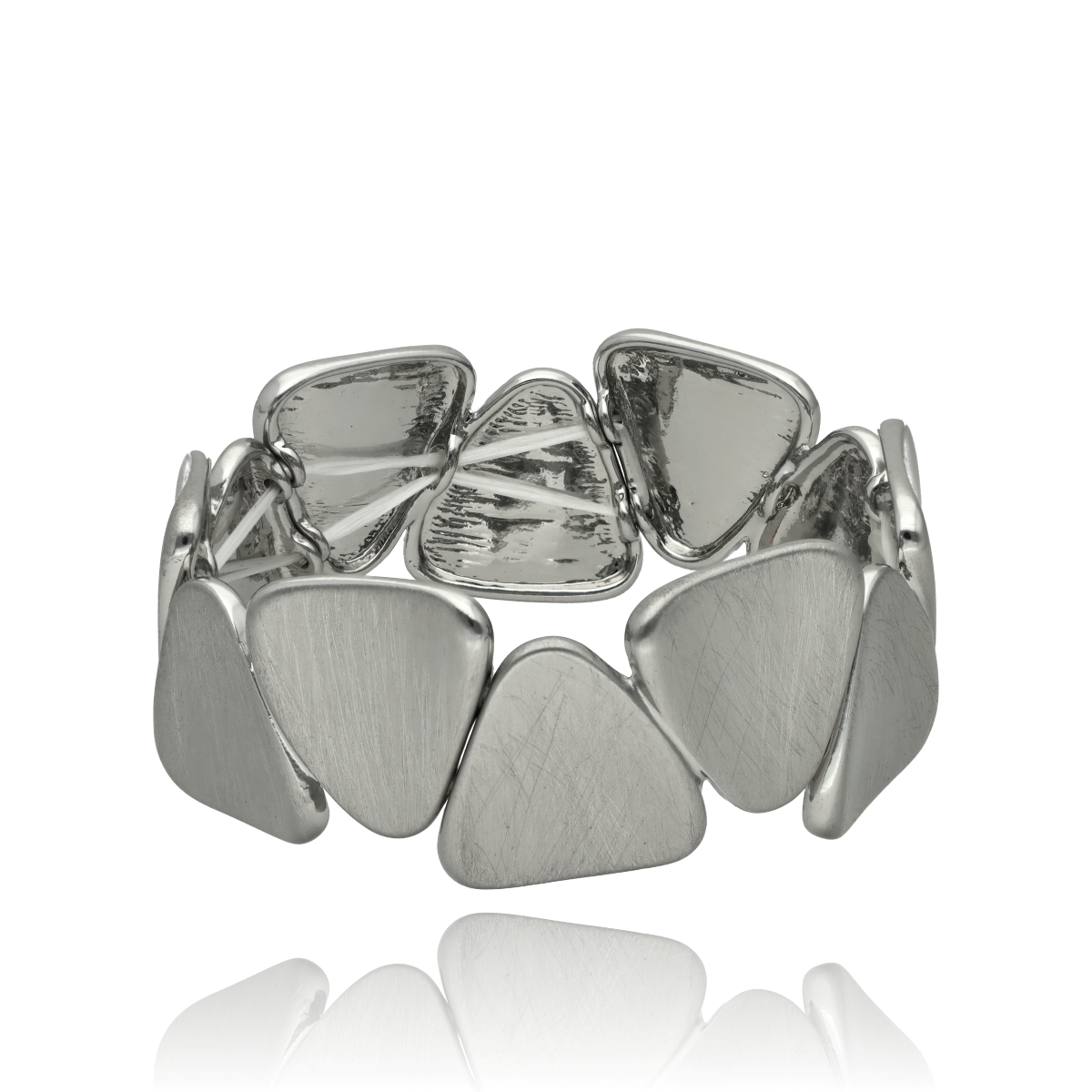 Náramek z broušeného kovu B98478