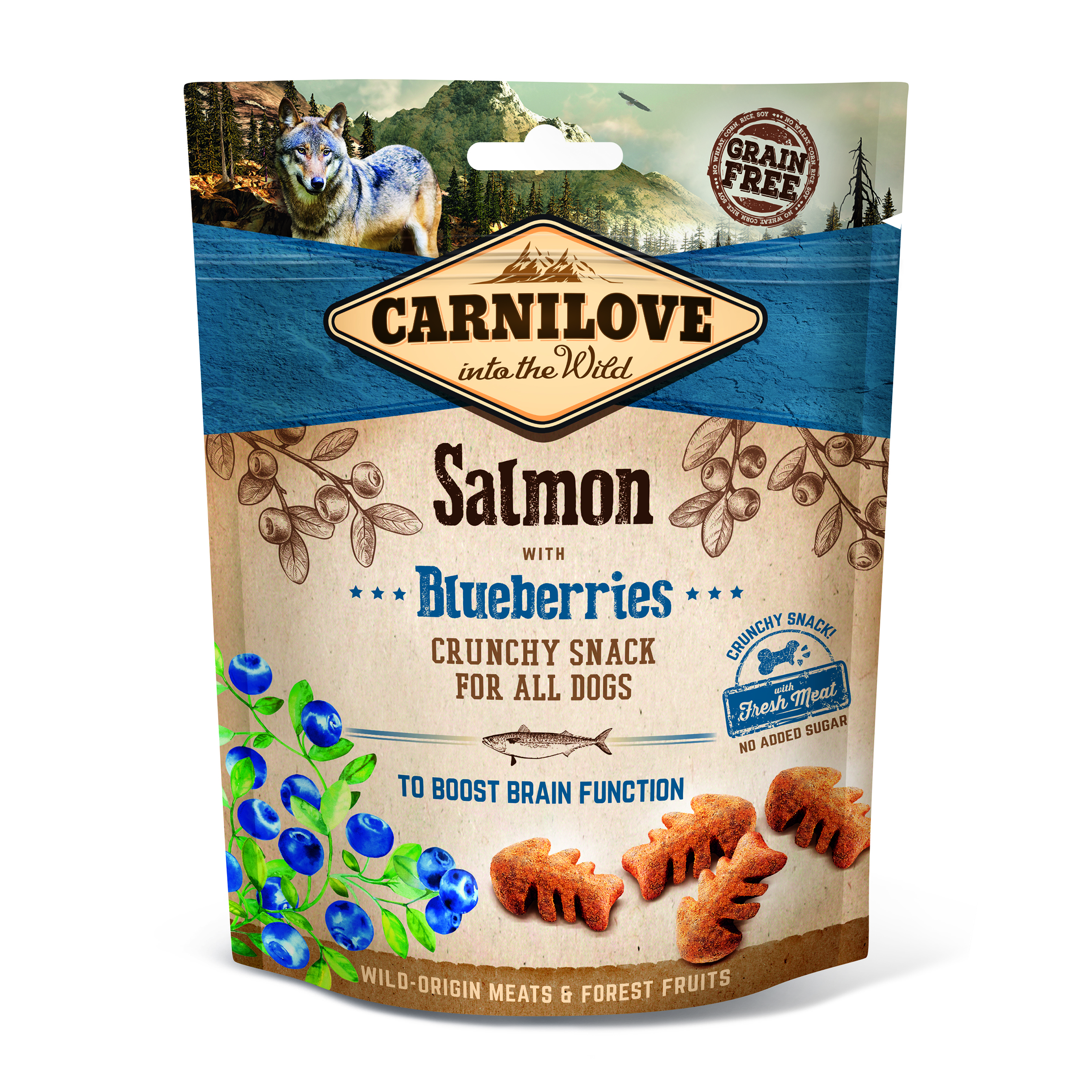 Carnilove Dog Crunchy Snack Salmon&Blueberries 200g 