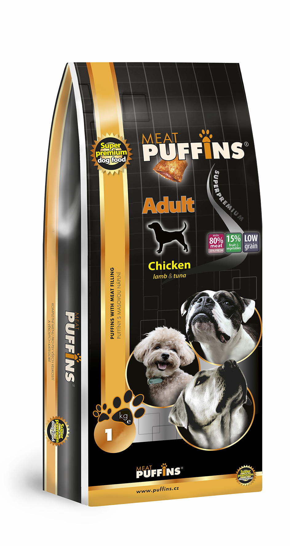 Puffins Dog Adult Chicken 1kg