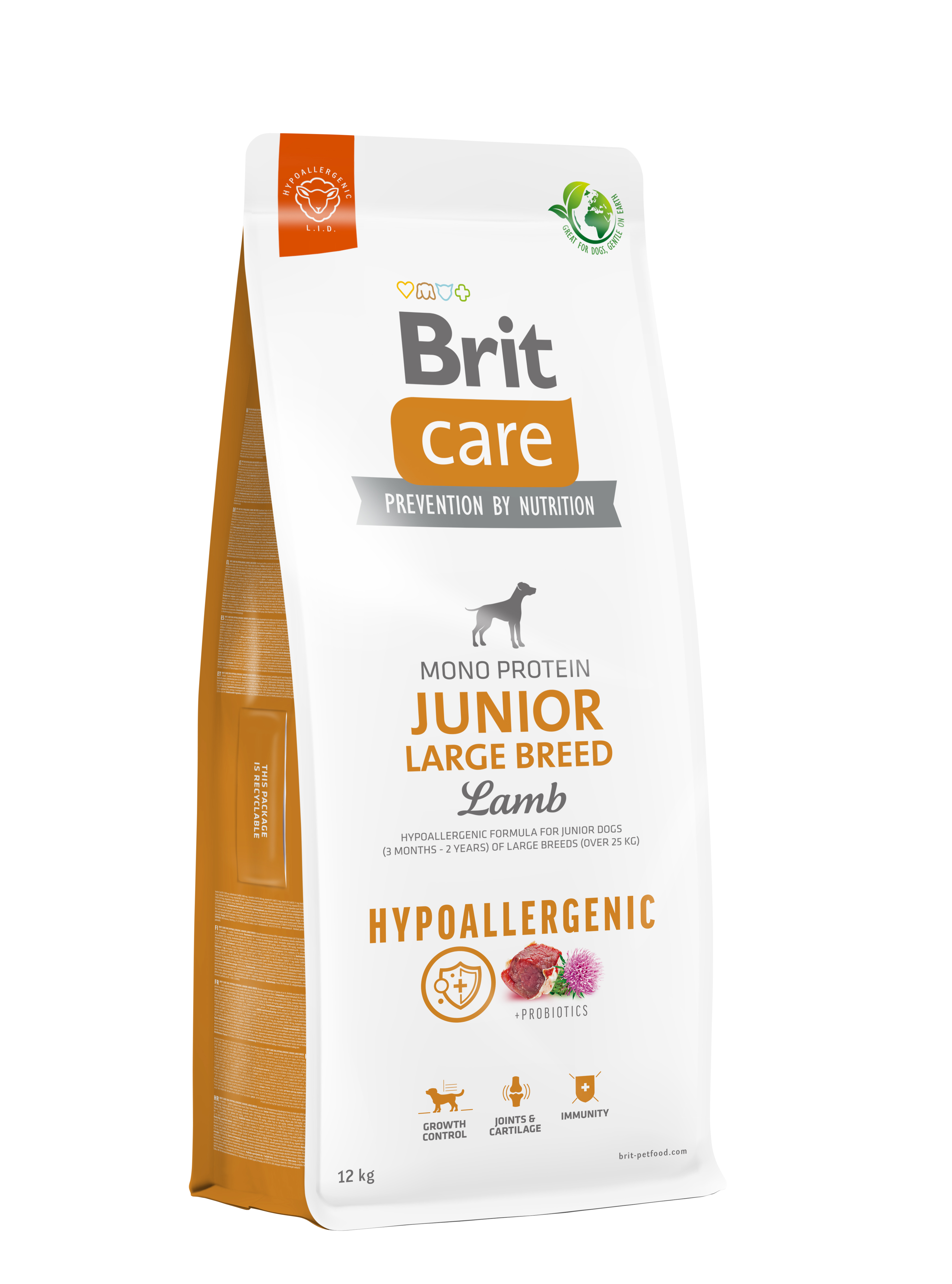 Brit Care Dog Hypoallergenic Junior Large Breed 12kg
