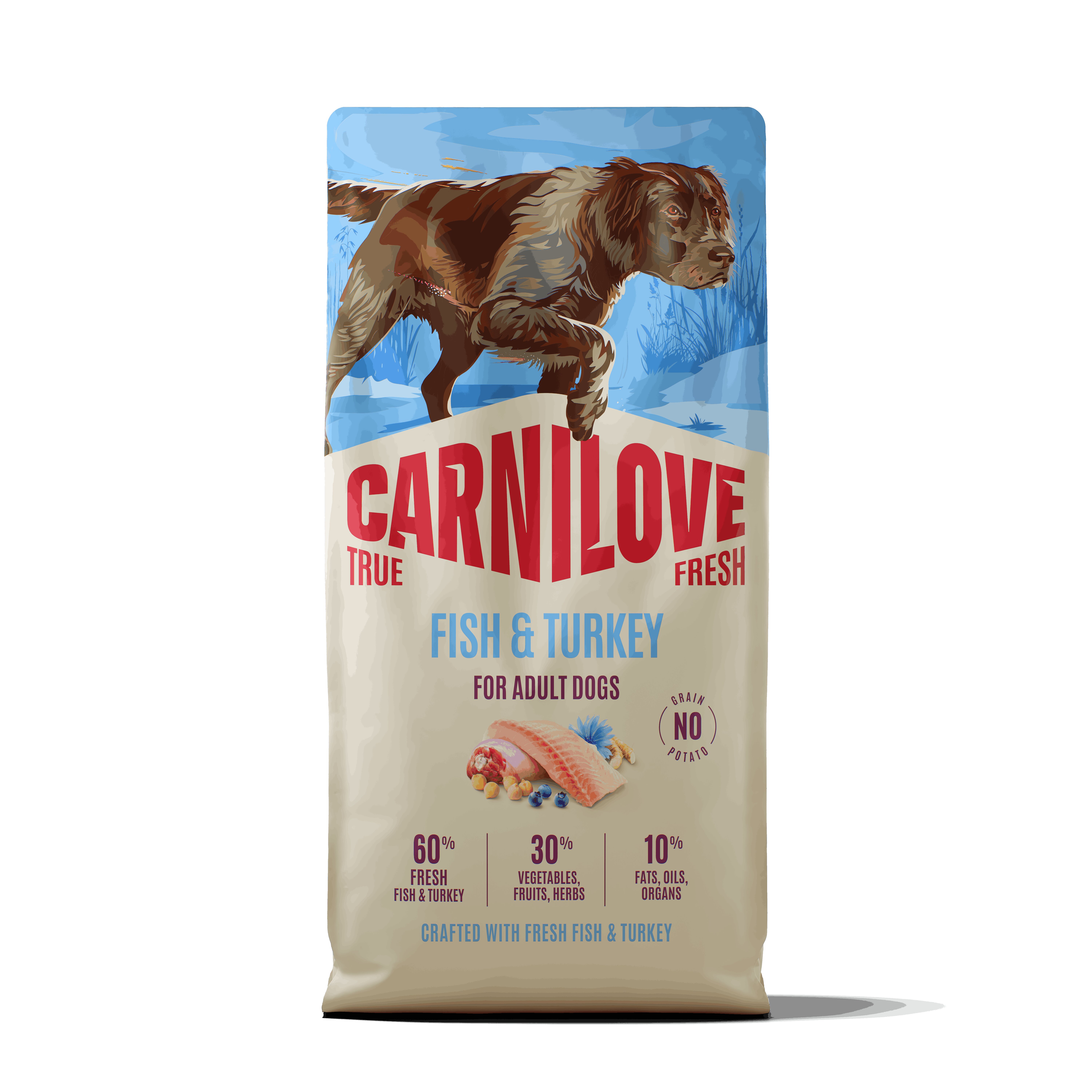 Carnilove Dog True Fresh Dry Fish&Turkey Adult AB 12kg