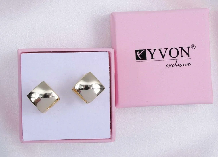 Pozlacené náušnice E01543