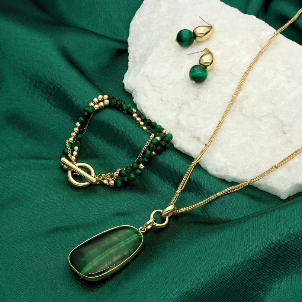 Náhrdelník TIGER EYE N98228b