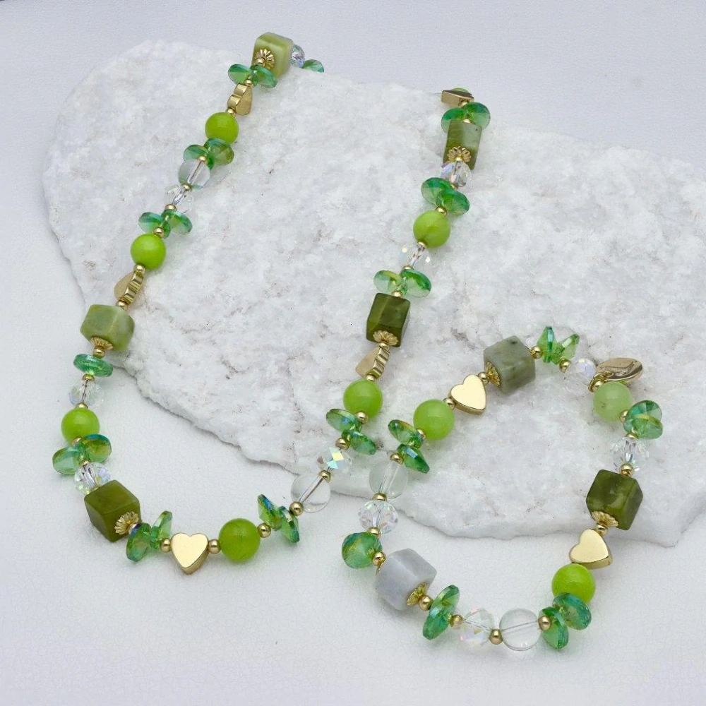 Krásný náramek s kameny B98908