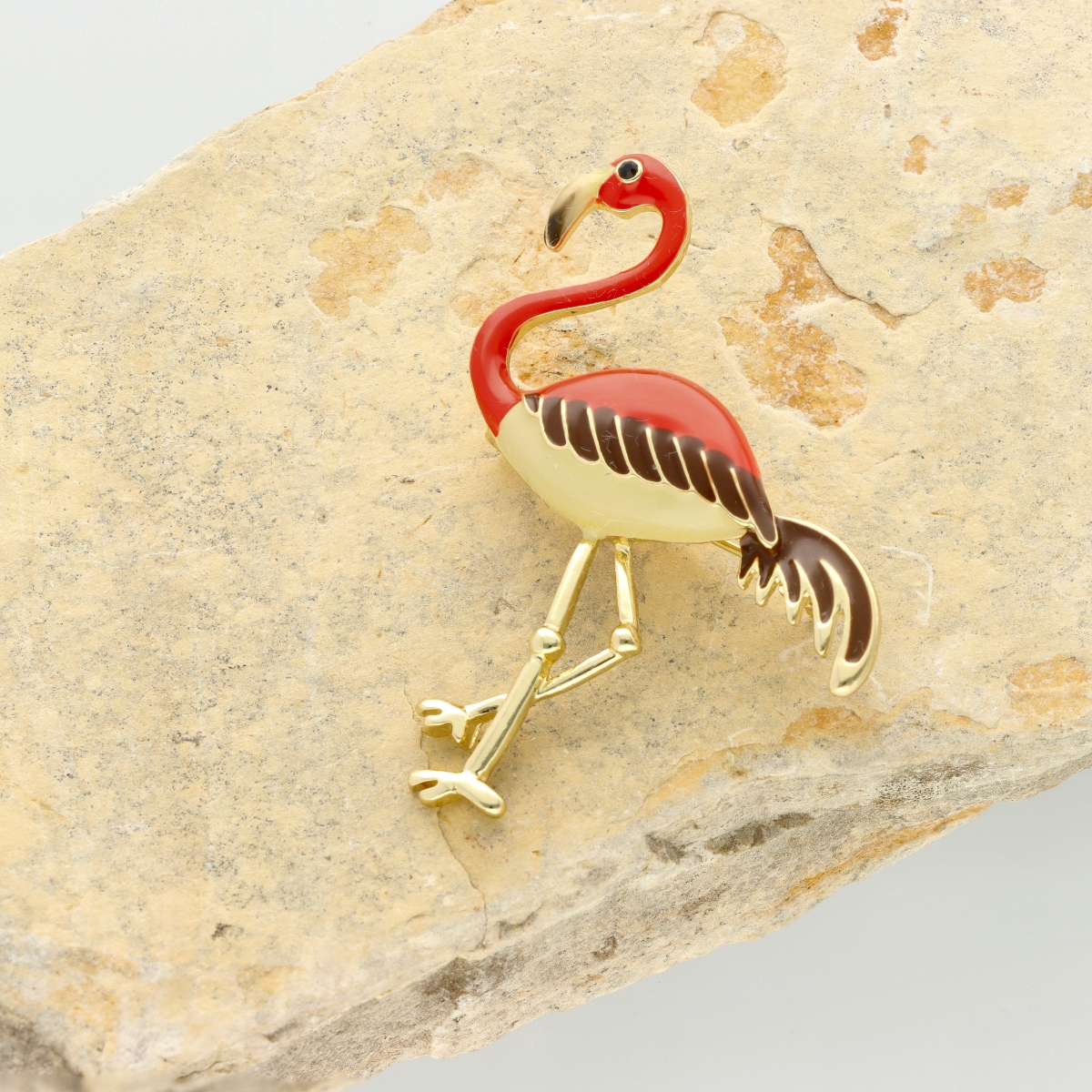 Brož plameňák BR98836