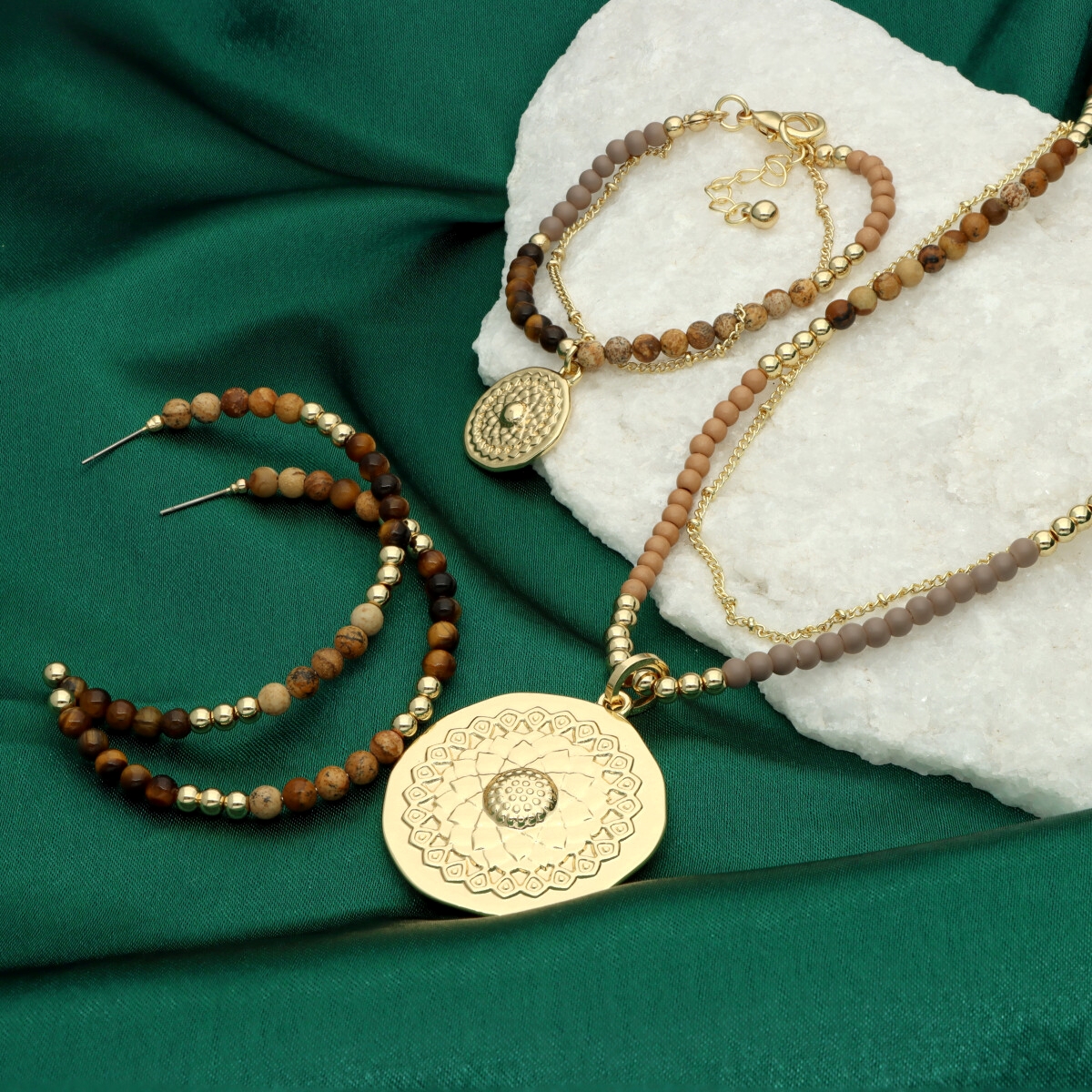 Náhrdelník TYGŘÍ OKO N98233