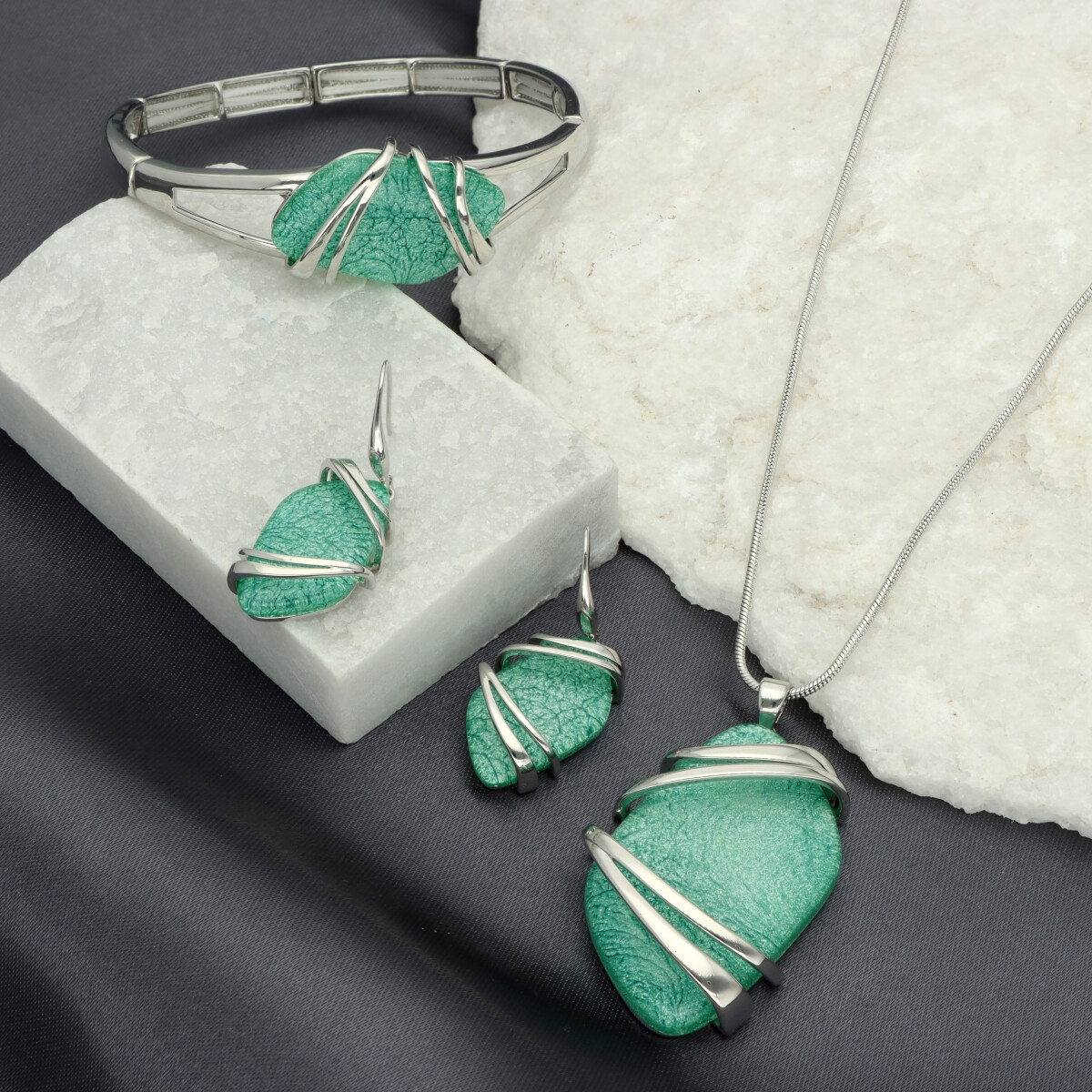 Náušnice WISDOM STONE E97020 