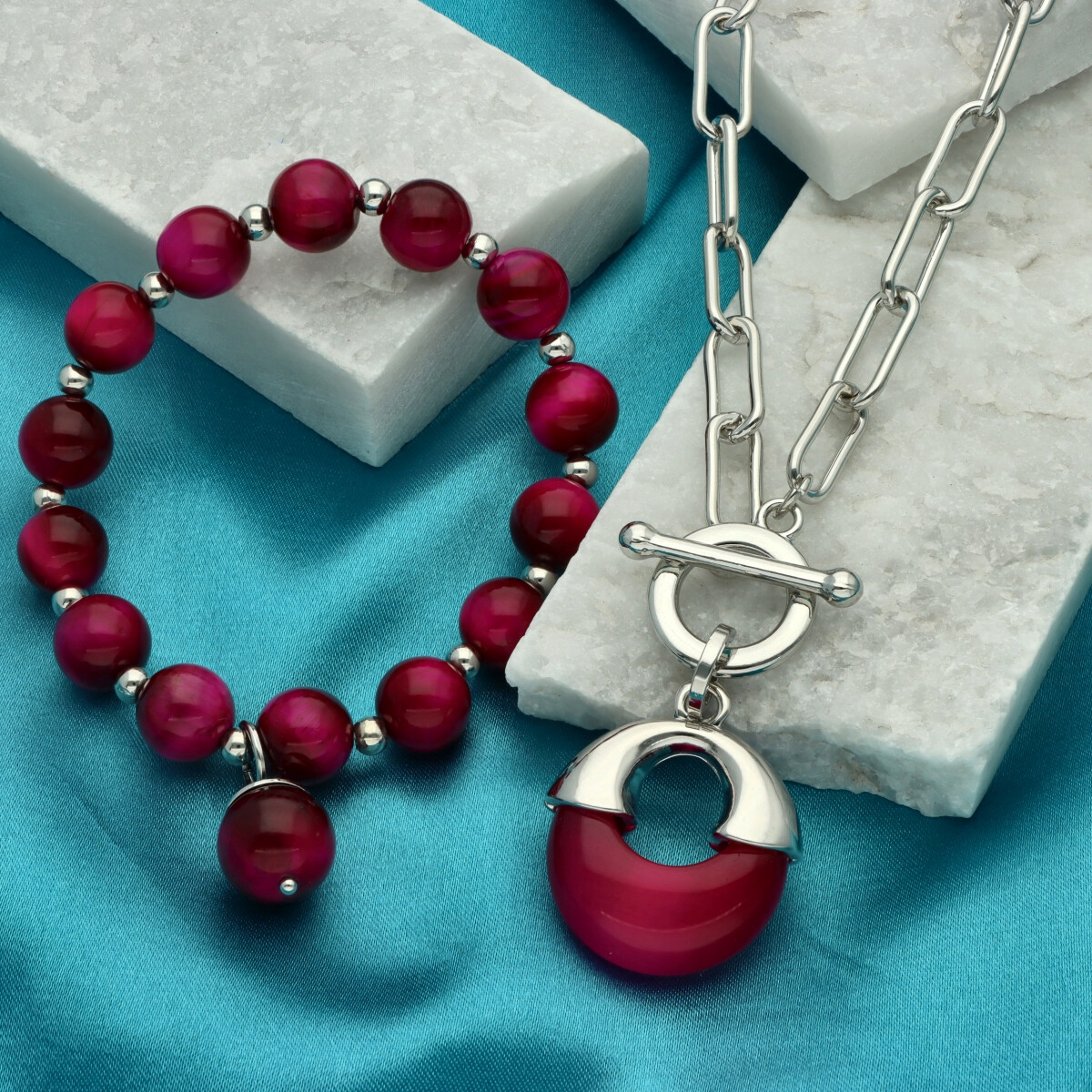 Náramek s tygřím okem B97903