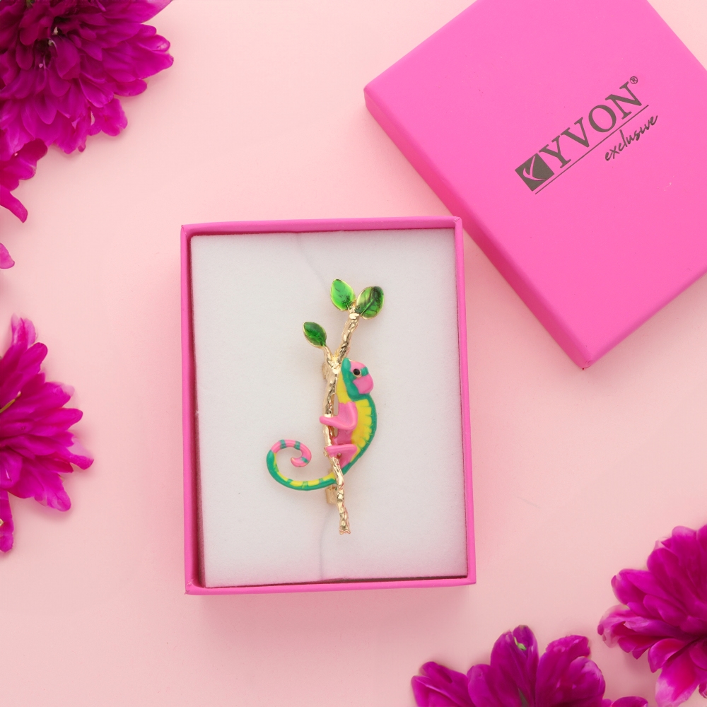 Brož chameleon BR00221