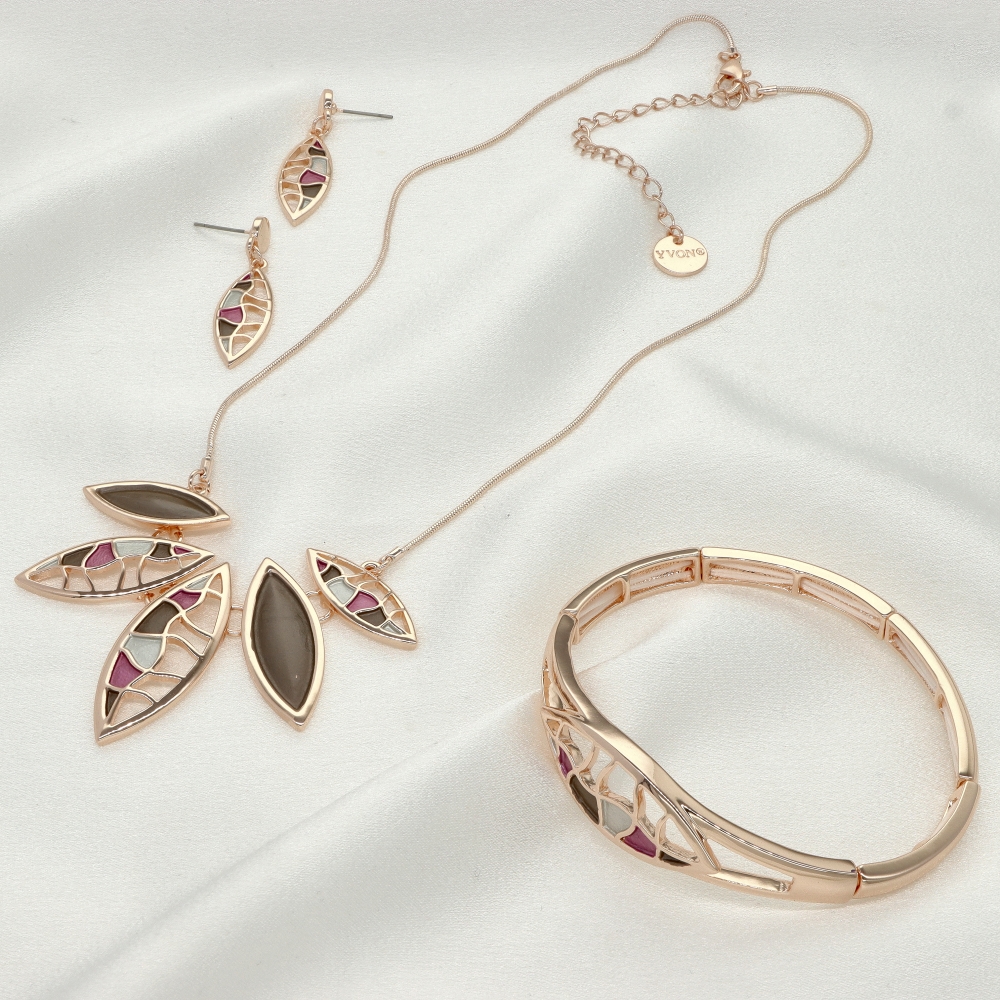 Barevný smaltovaný náhrdelník N99813