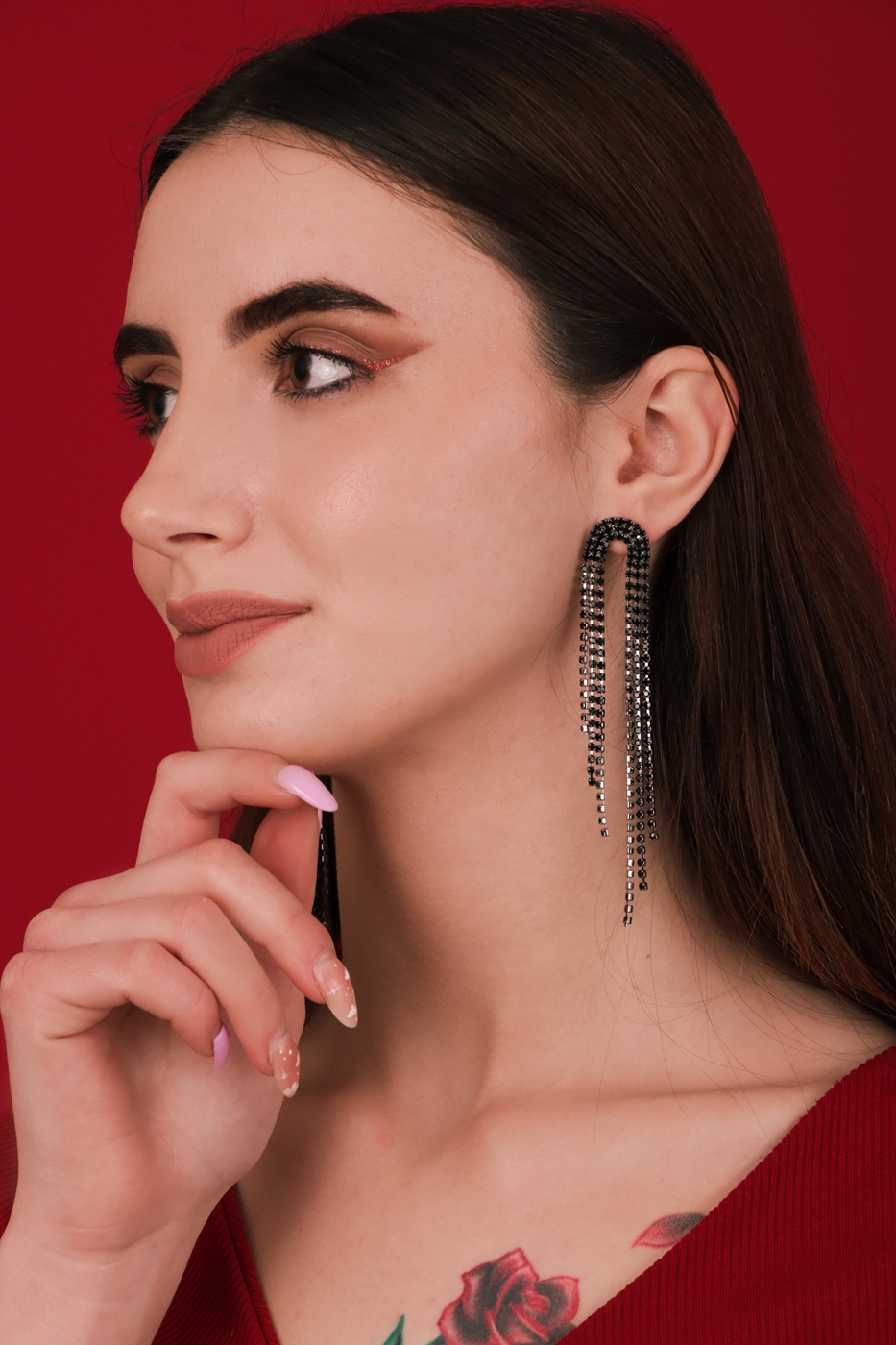 Večerní náušnice E00496