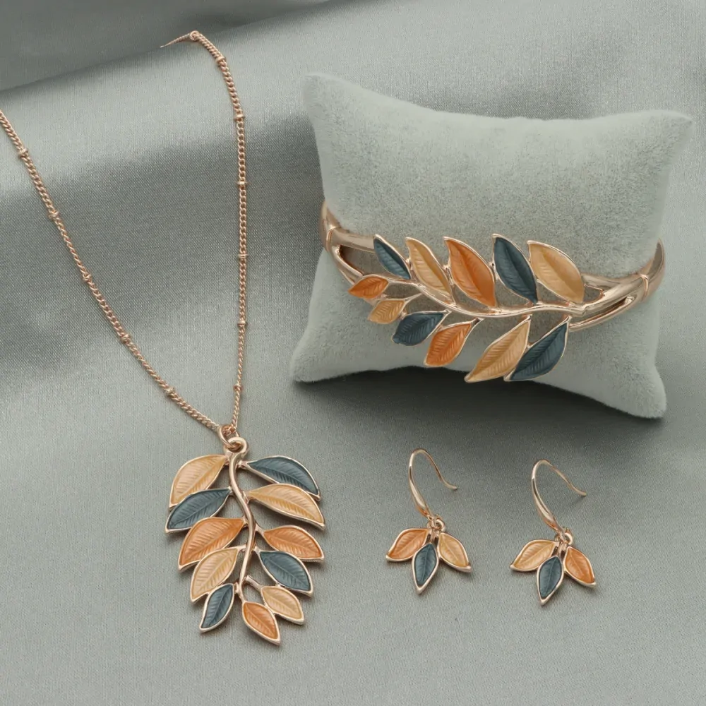 Barevný smaltovaný náhrdelník N99468