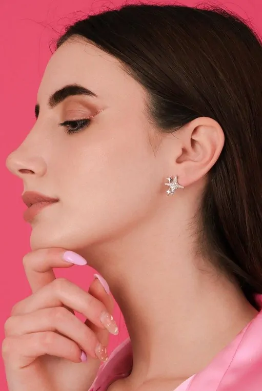 Náušnice s kubickou zirkonií E01077