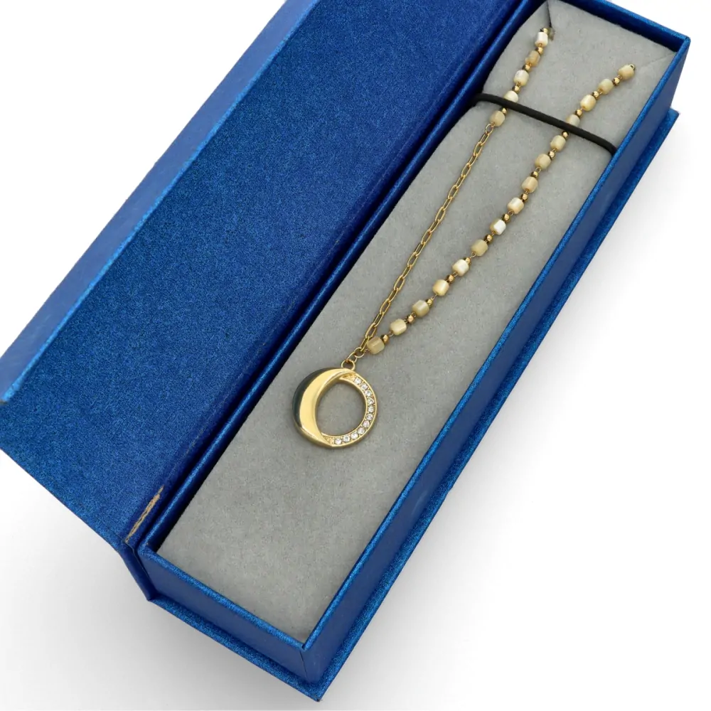 Ocelový náhrdelník N99511a