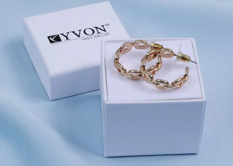 Mosazné náušnice E01103