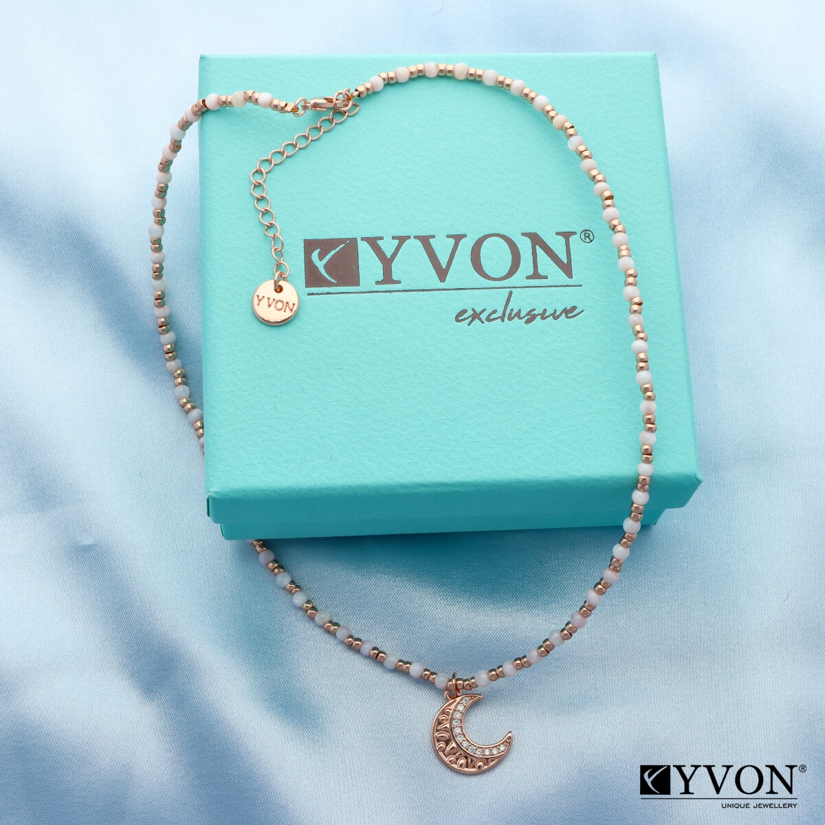 Růžový náhrdelník z mušlí N00308