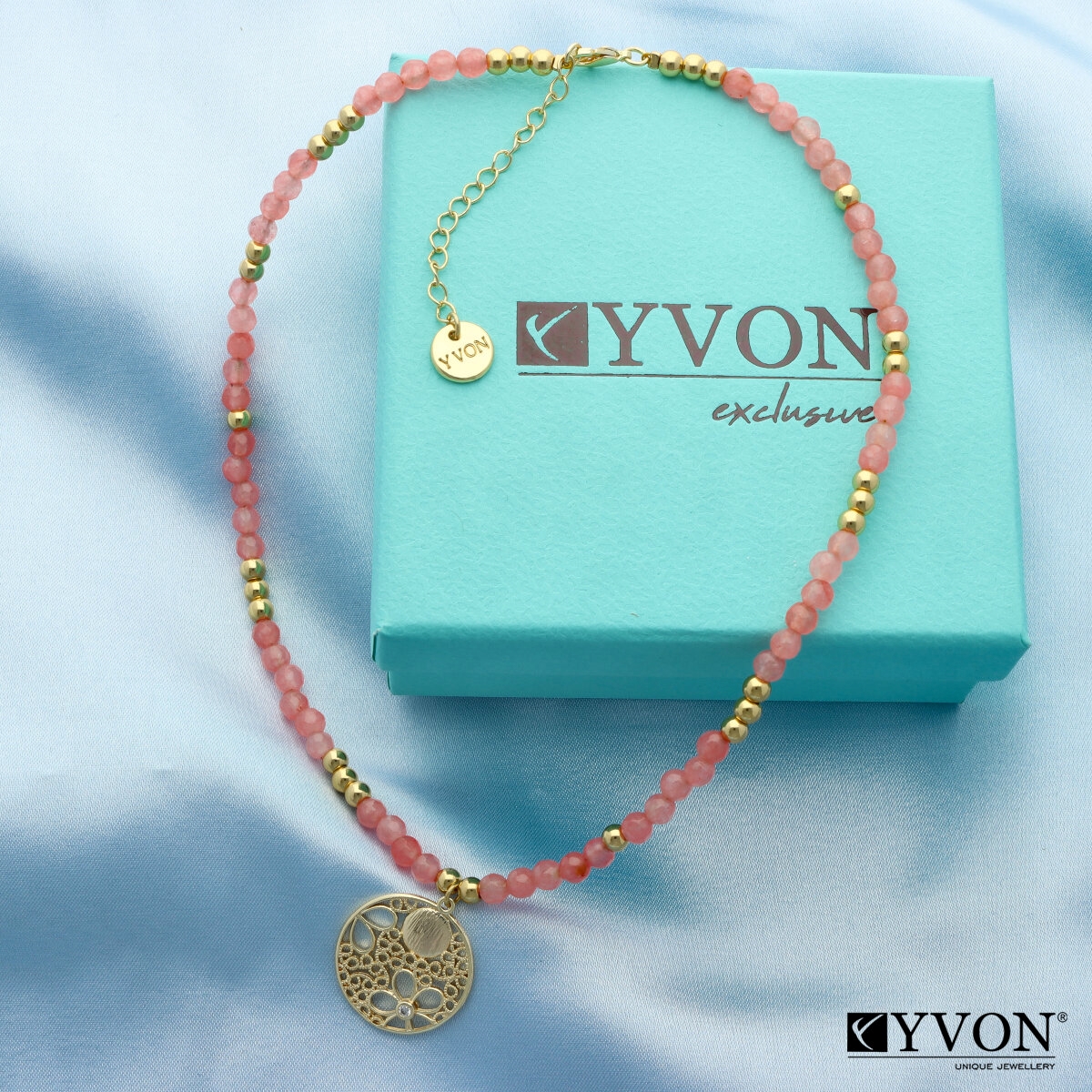 Náhrdelník s nefrity N00335