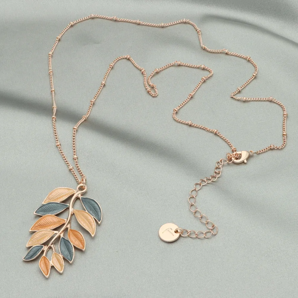 Barevný smaltovaný náhrdelník N99468