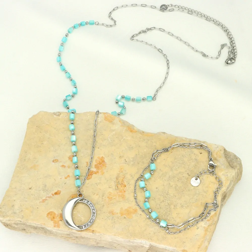 Ocelový náhrdelník N99512a