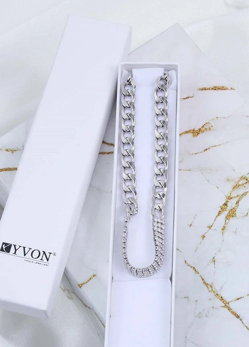 Náhrdelník se zirkony N01504